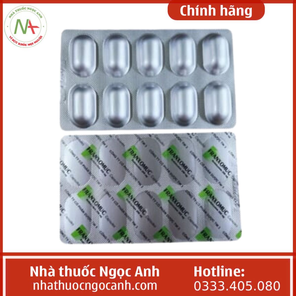 thuốc Franxomuc Capsules 200mg