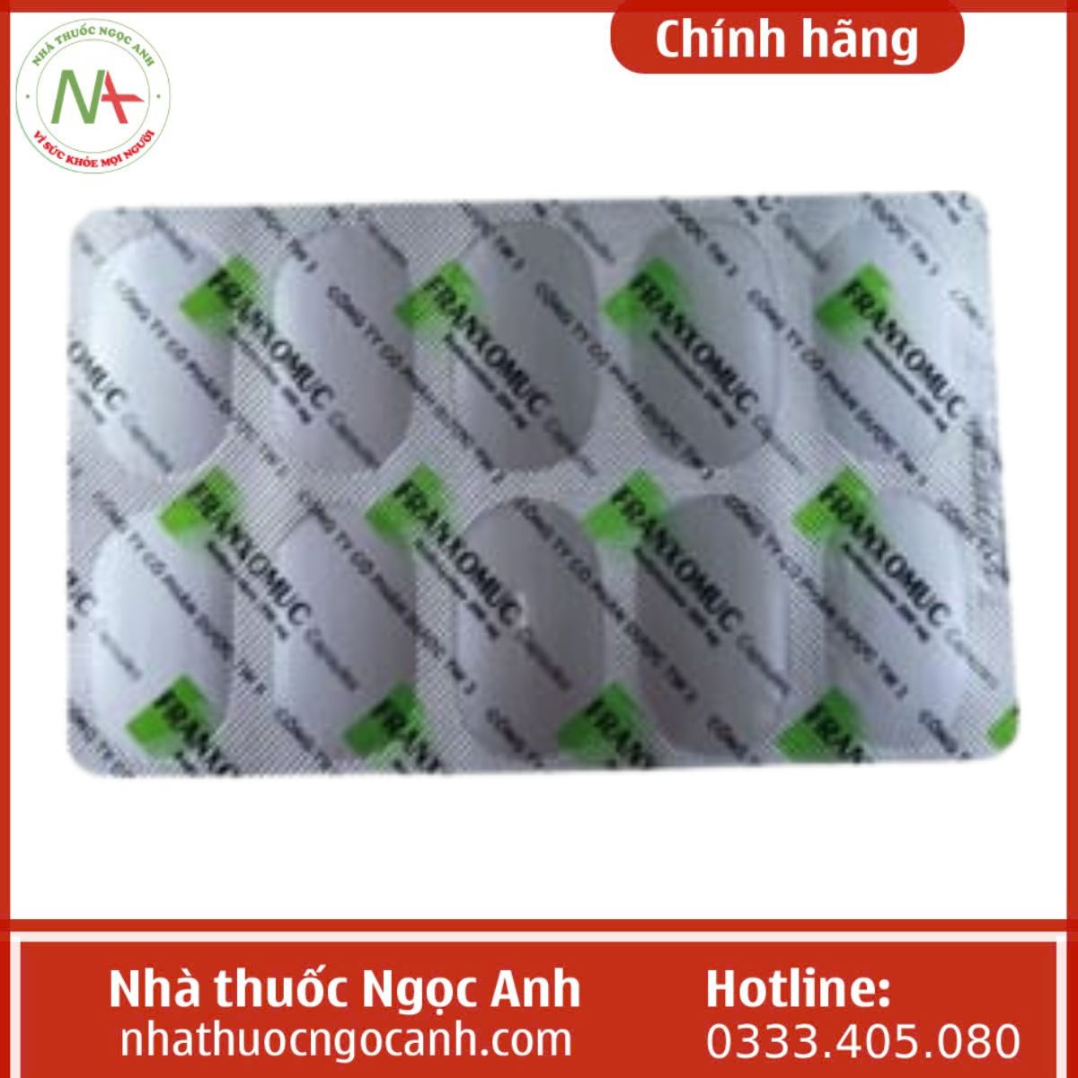 thuốc Franxomuc Capsules 200mg