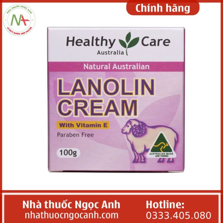 Healthy Care Lanolin Cream With Vitamin E 100g