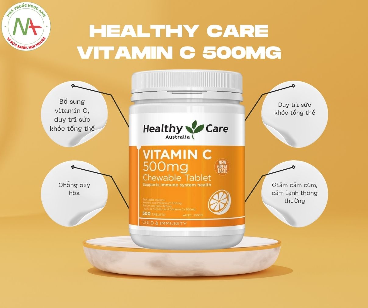 Healthy Care Vitamin C 500mg