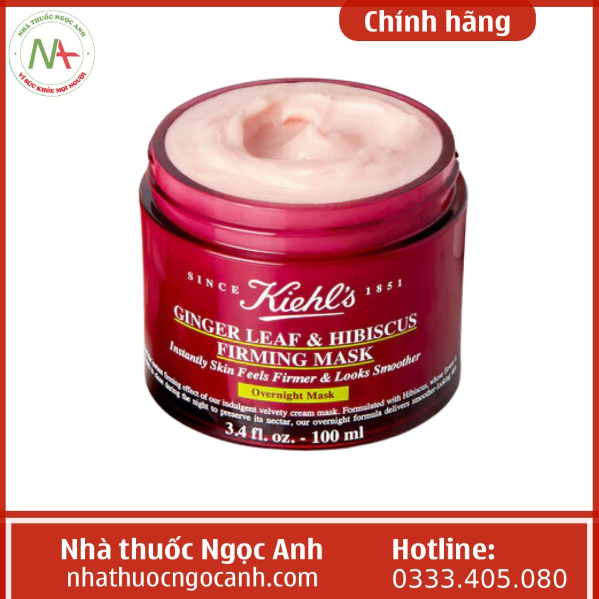 Kiehl’s Ginger Leaf & Hibiscus Firming Mask