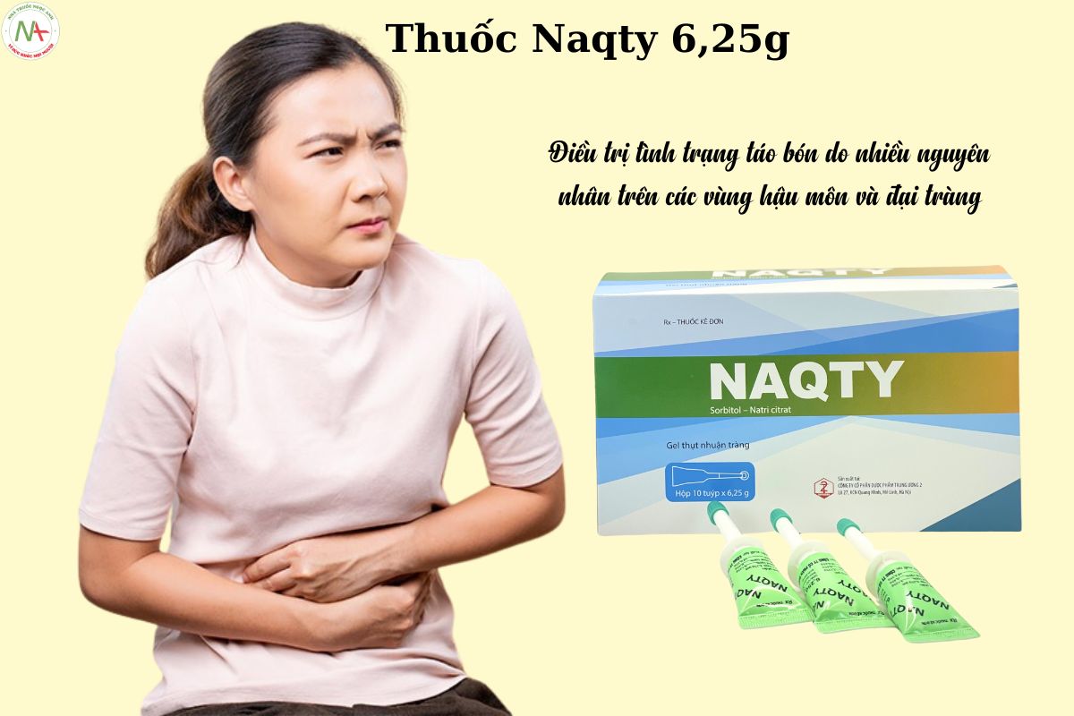 Chỉ định của thuốc Naqty 6,25g