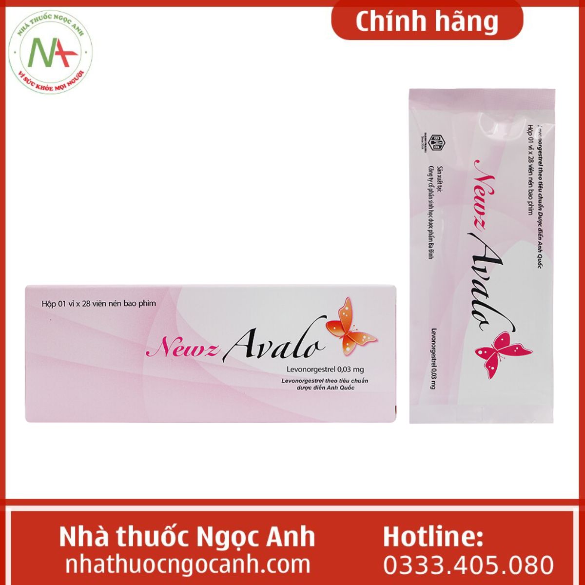 Thuốc Newzavalo 0,03mg