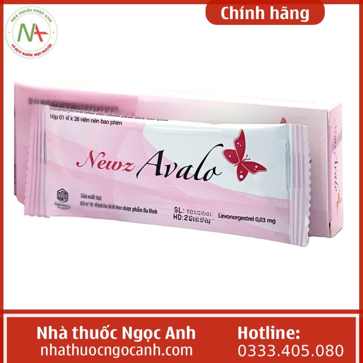 Thuốc Newzavalo 0,03mg