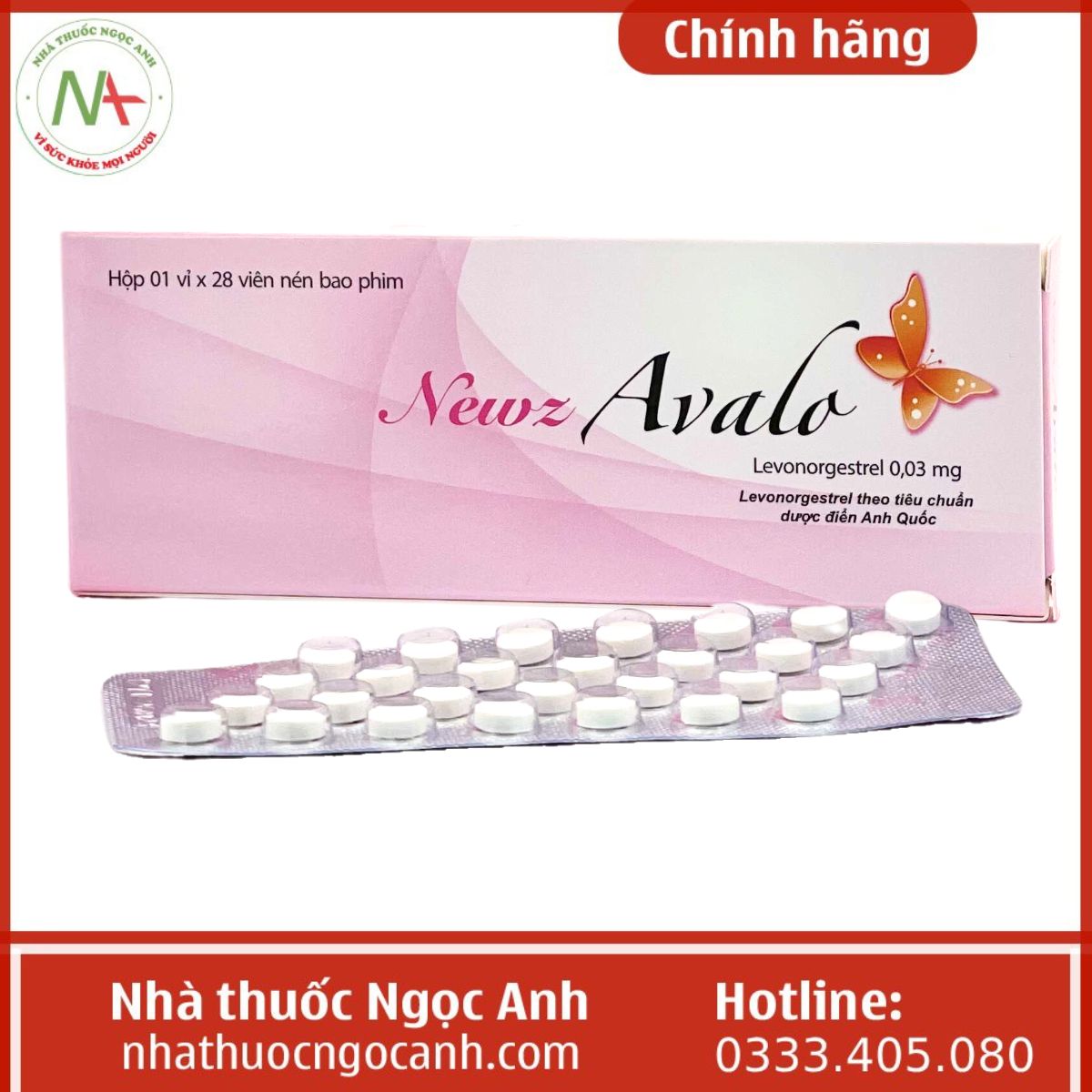 Thuốc Newzavalo 0,03mg