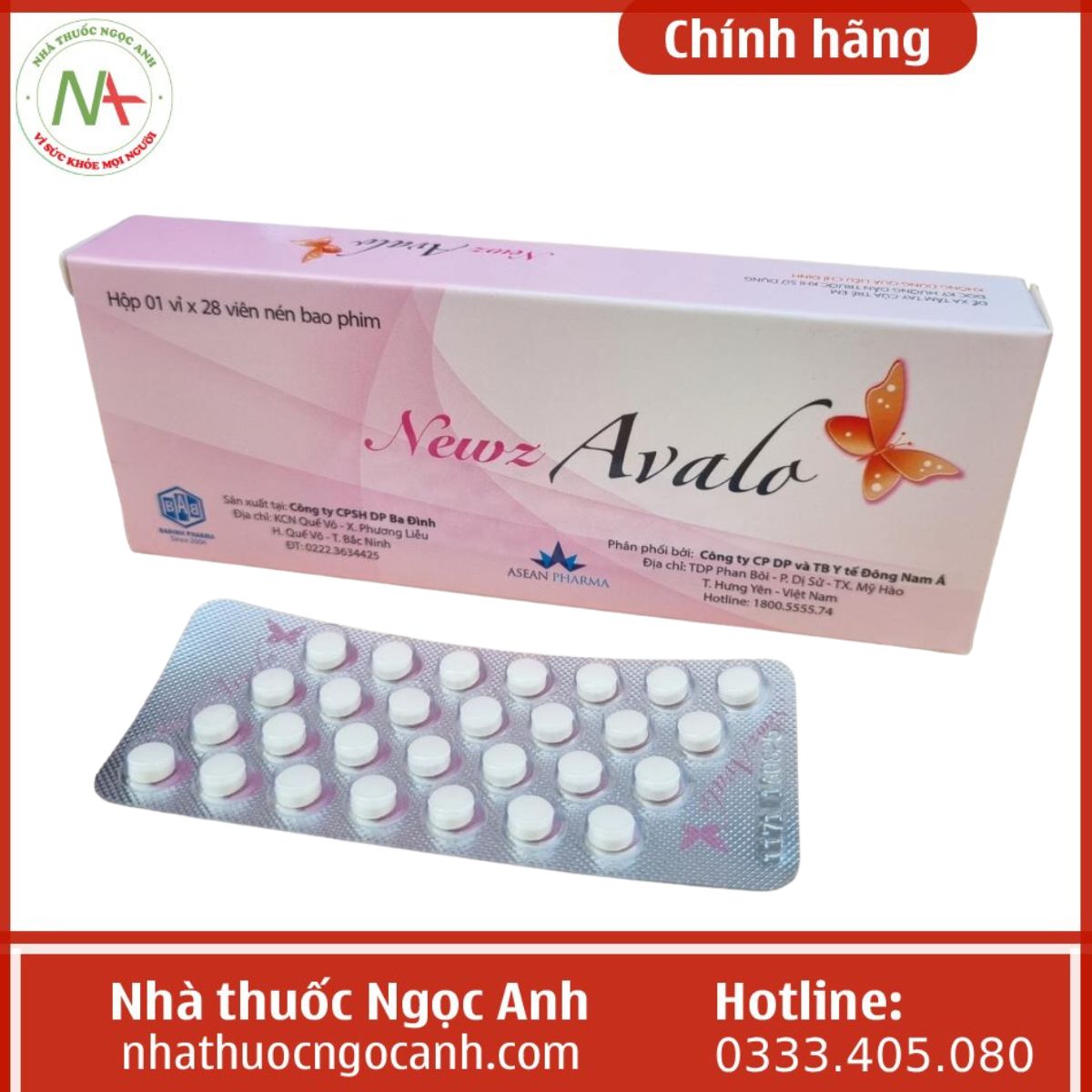 Thuốc Newzavalo 0,03mg