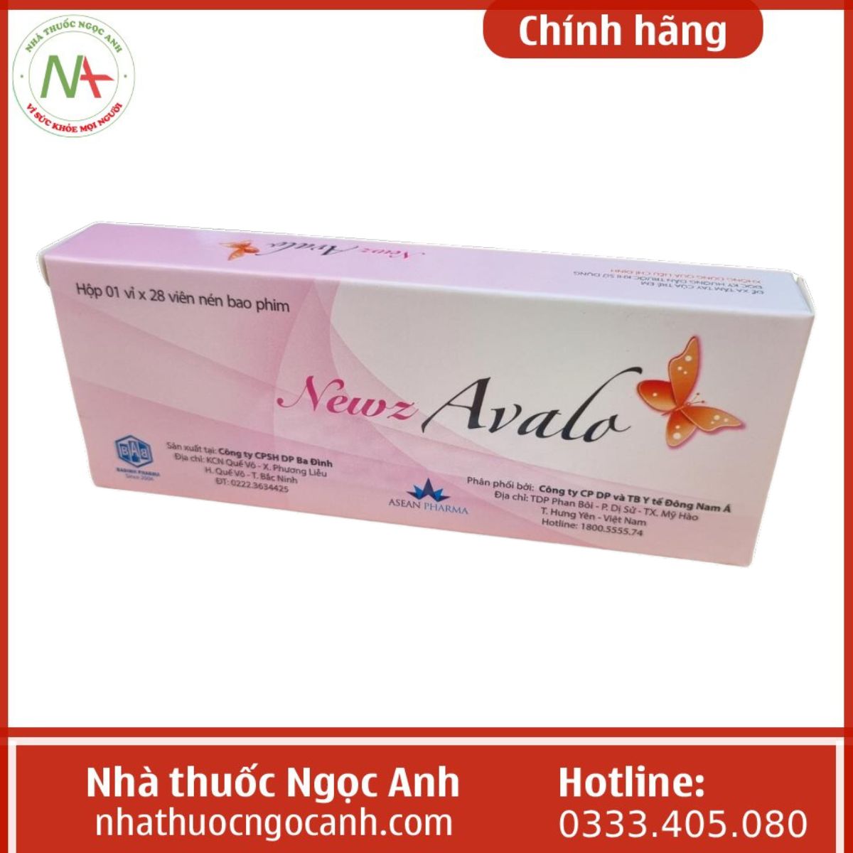 Thuốc Newzavalo 0,03mg