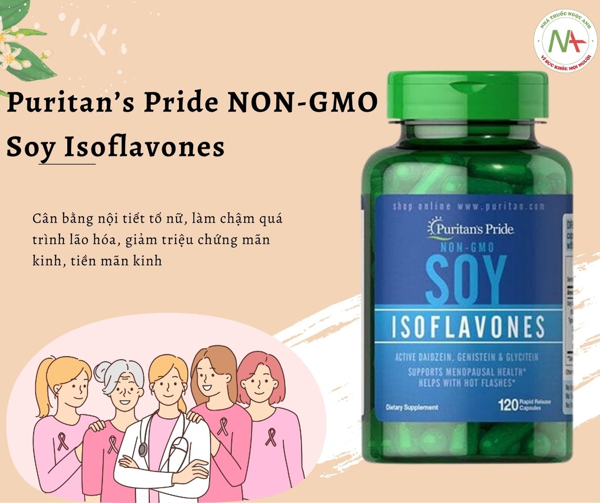 Puritan’s Pride NON-GMO Soy Isoflavones