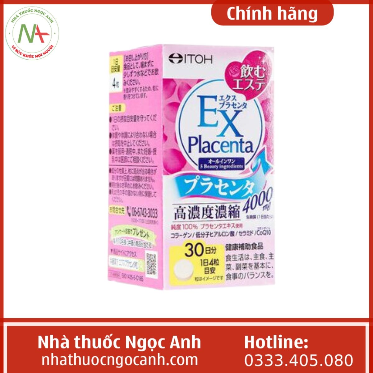 Viên uống ITOH EX Placenta