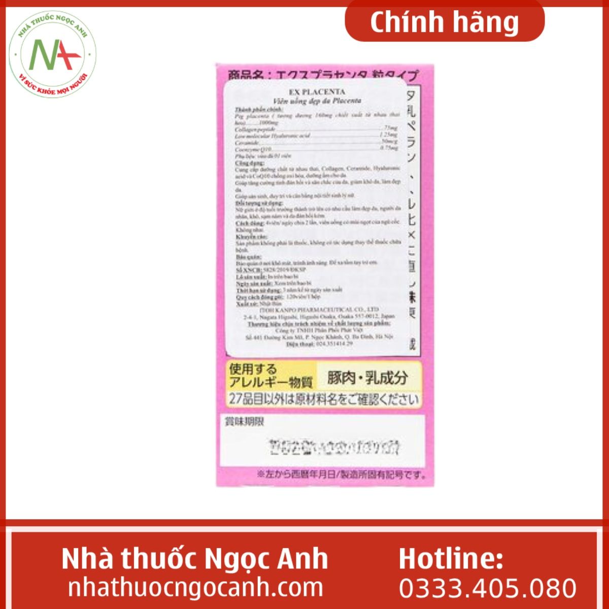 Viên uống ITOH EX Placenta