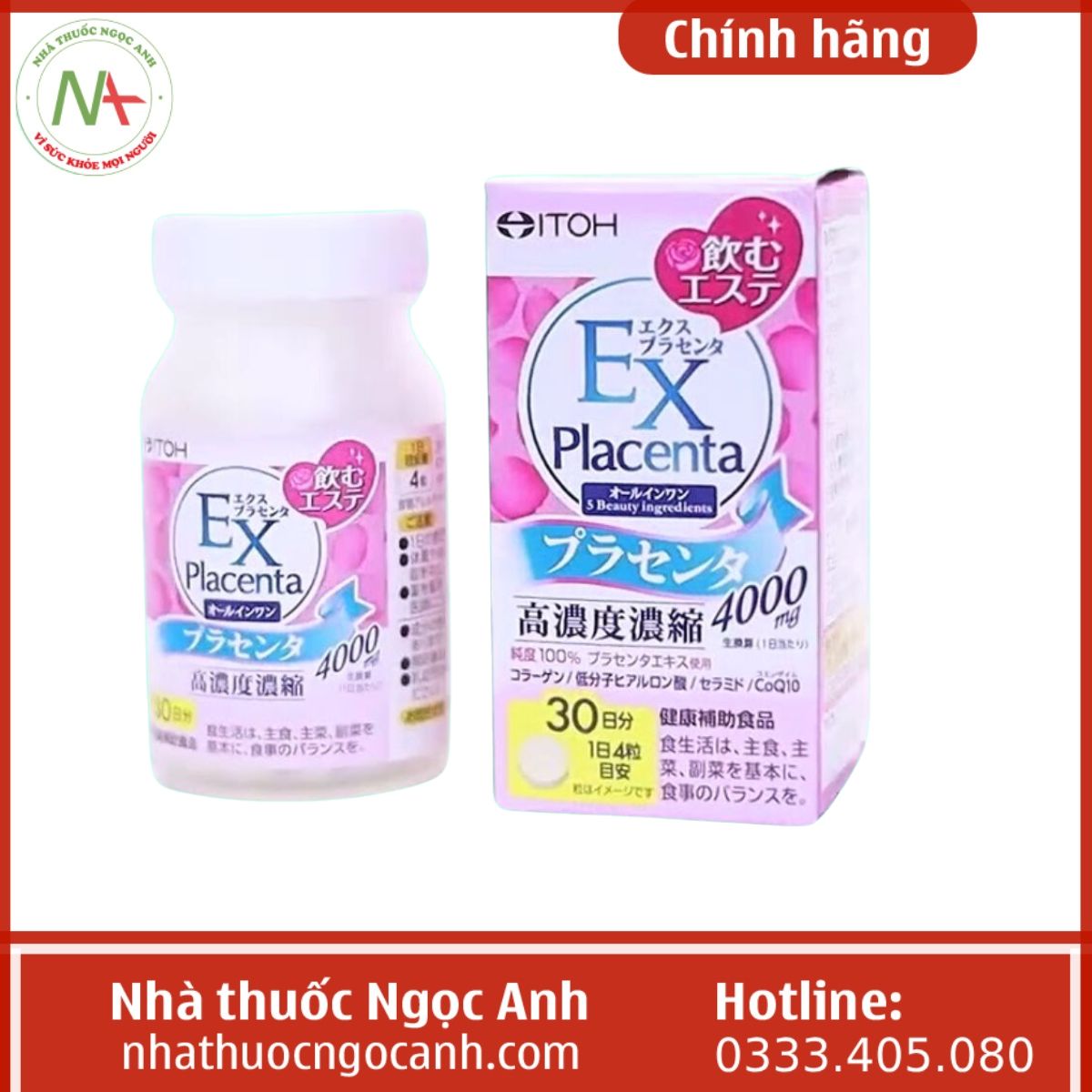 Viên uống ITOH EX Placenta