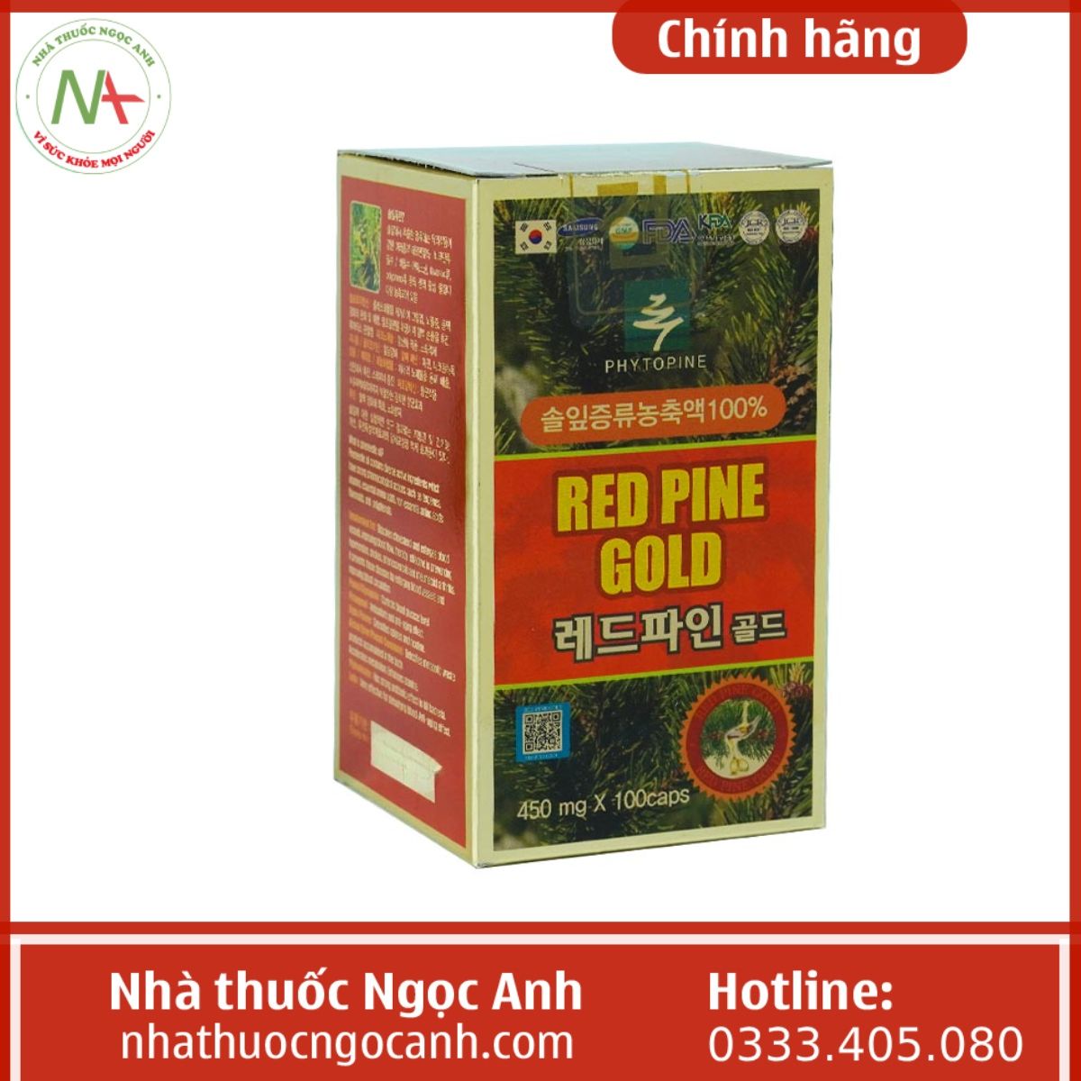 Viên uống Red Pine Gold Hàn Quốc