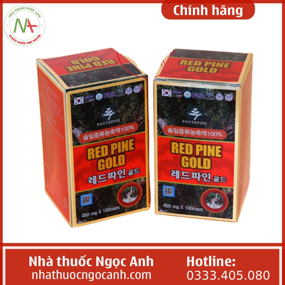 Viên uống Red Pine Gold Hàn Quốc