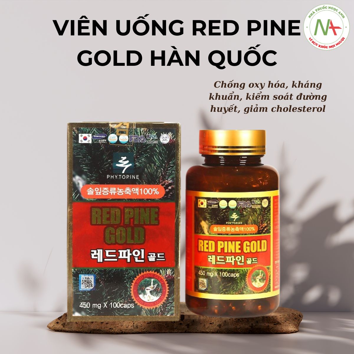 Viên uống Red Pine Gold Hàn Quốc