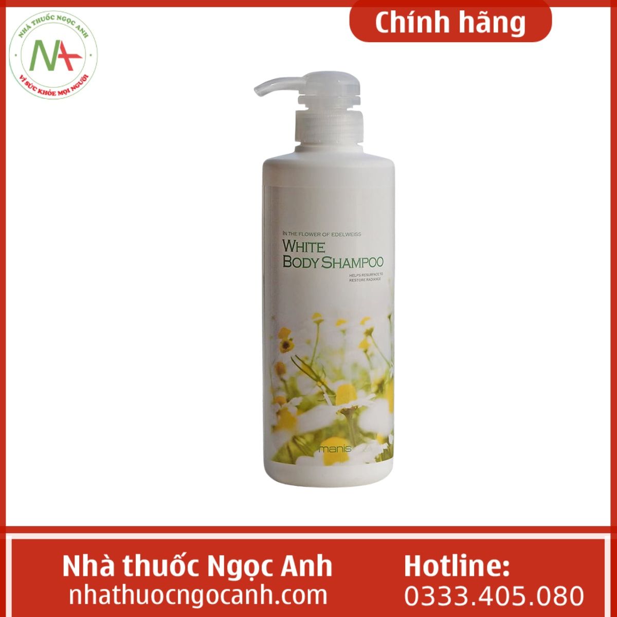 White Body Shampoo 450ml