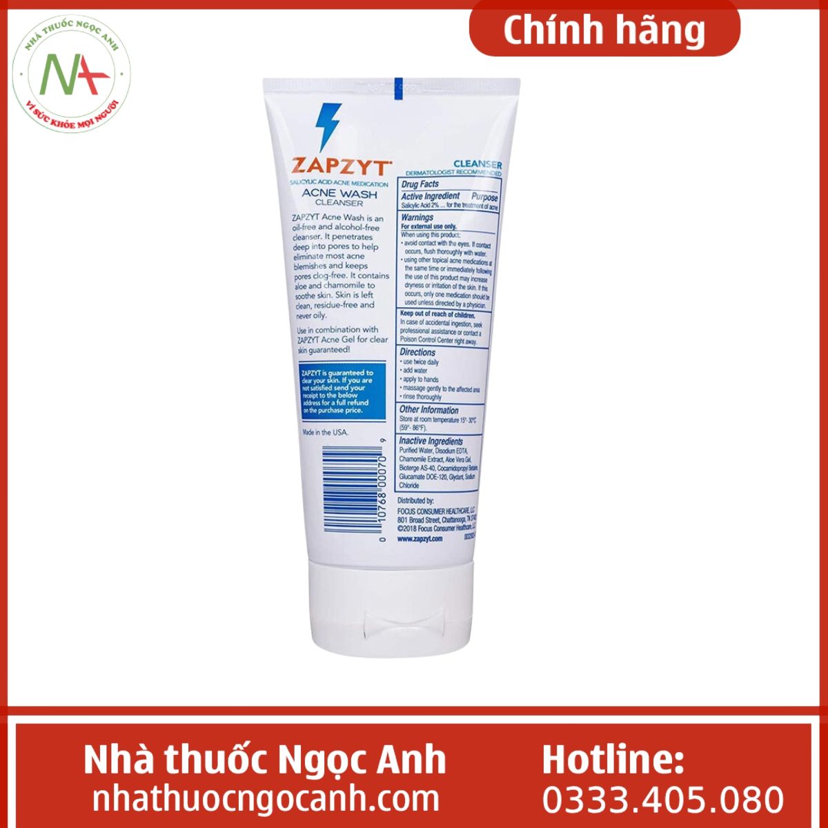 Gel trị mụn Zapzyt