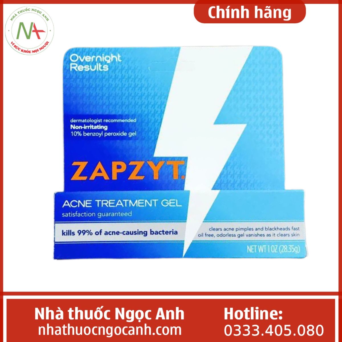 Gel trị mụn Zapzyt