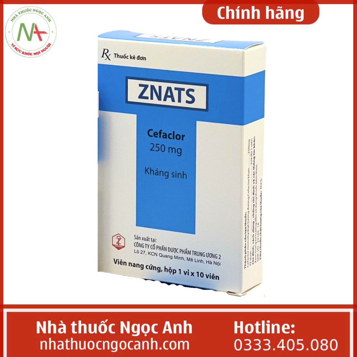 thuốc Znats 250mg