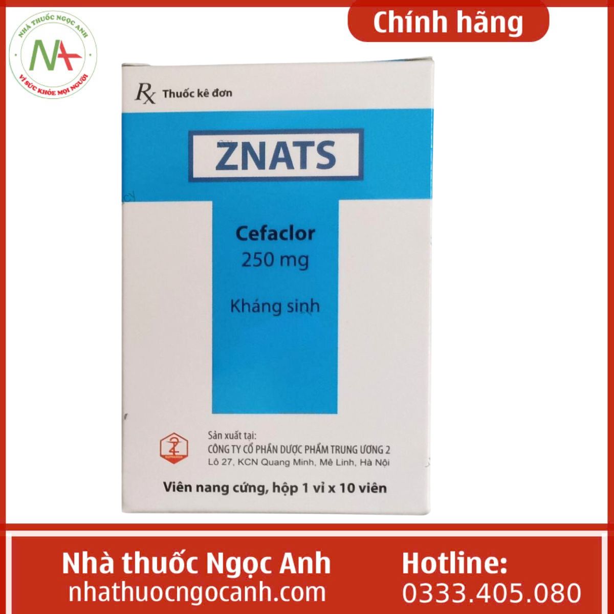 thuốc Znats 250mg