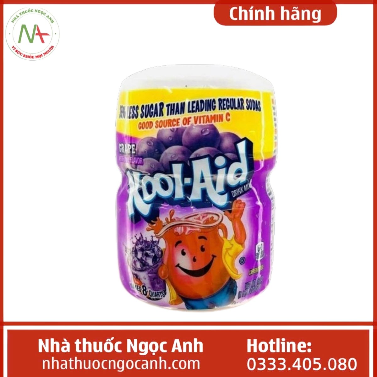 Bột pha nước trái cây Kool Aid