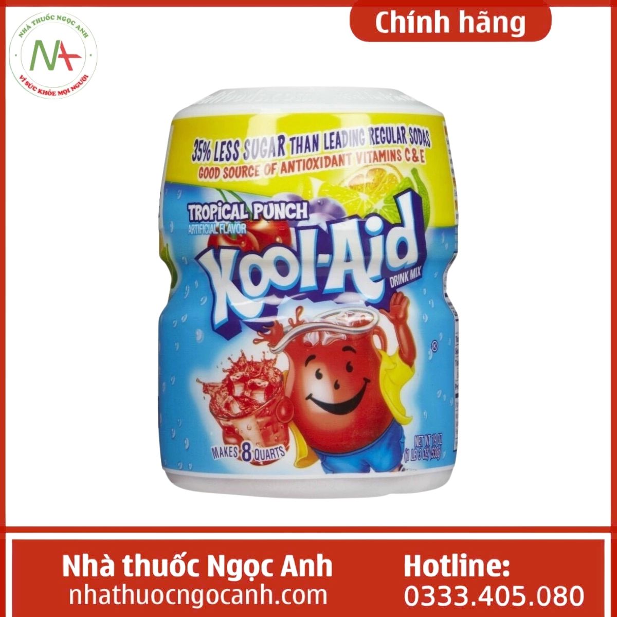 Bột pha nước trái cây Kool Aid