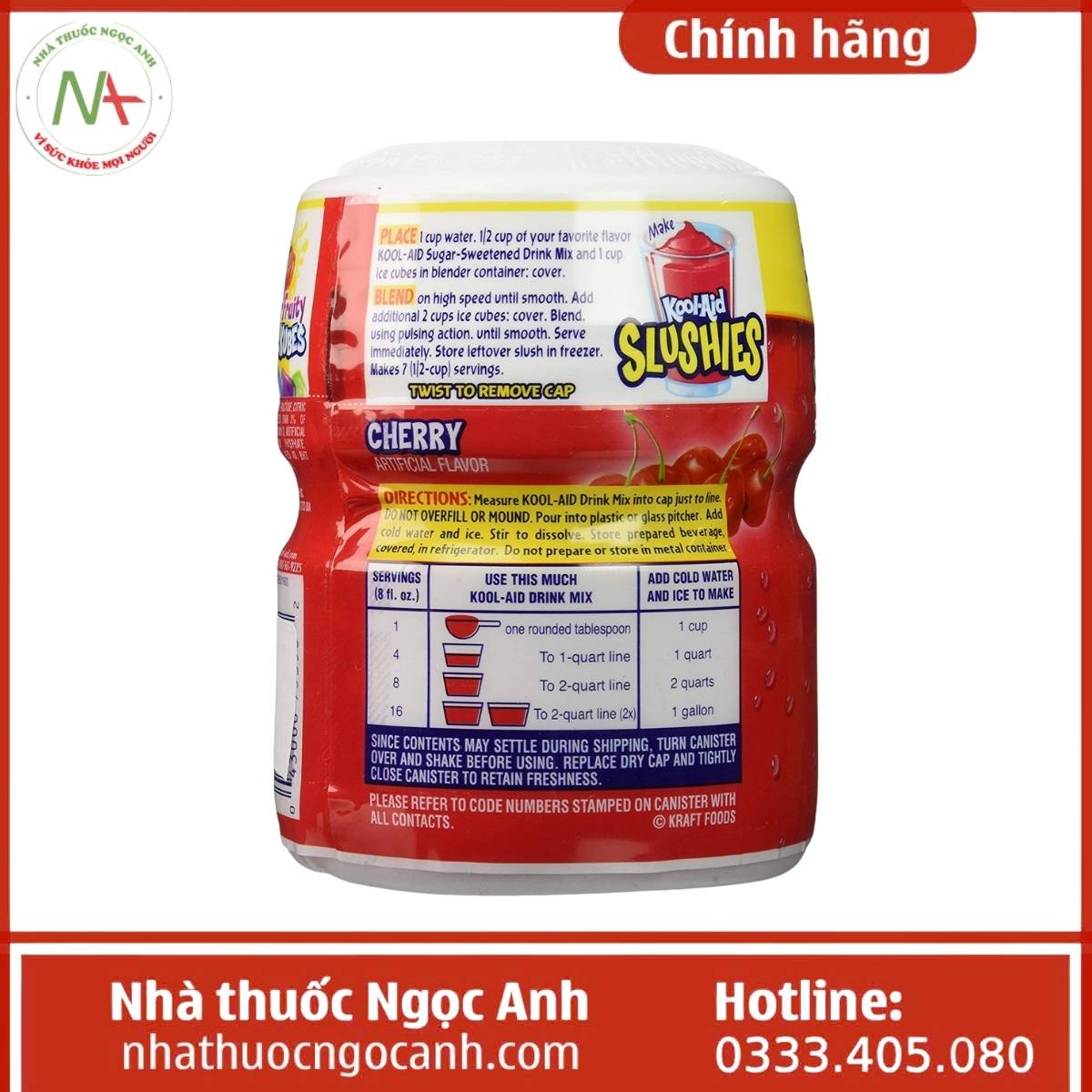 Bột pha nước trái cây Kool Aid