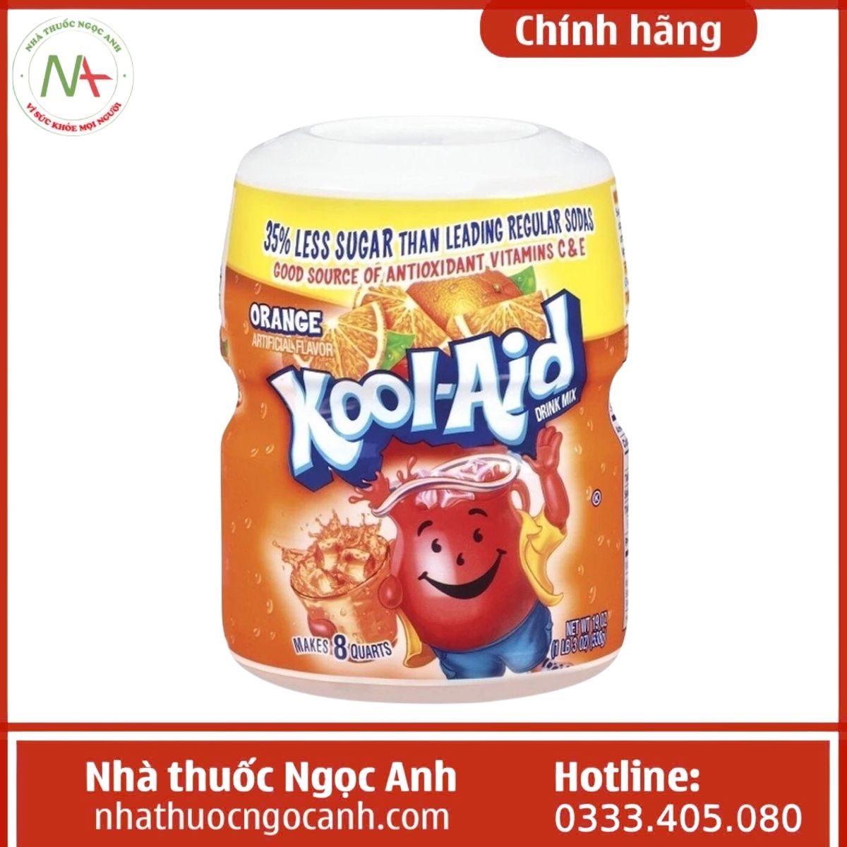 Bột pha nước trái cây Kool Aid