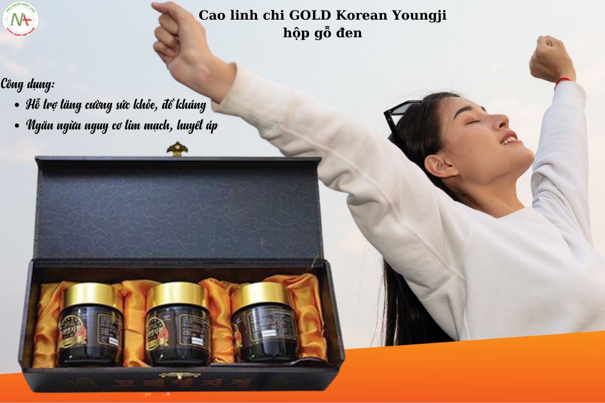 Tác dụng của Cao linh chi GOLD Korean Youngji hộp gỗ đen