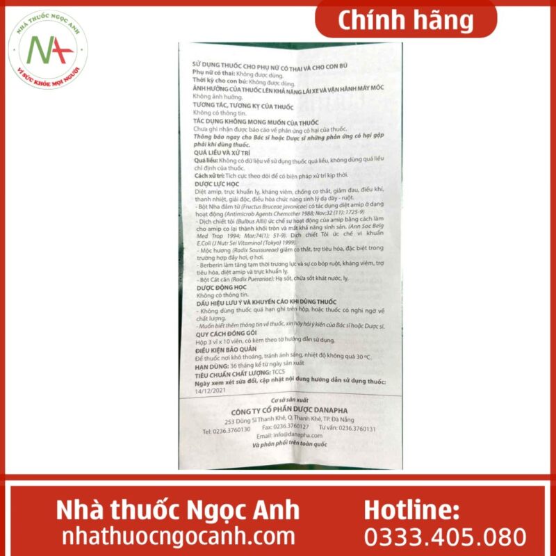 Thuốc Colitis có tác dụng gì, giá bao nhiêu, mua ở đâu?