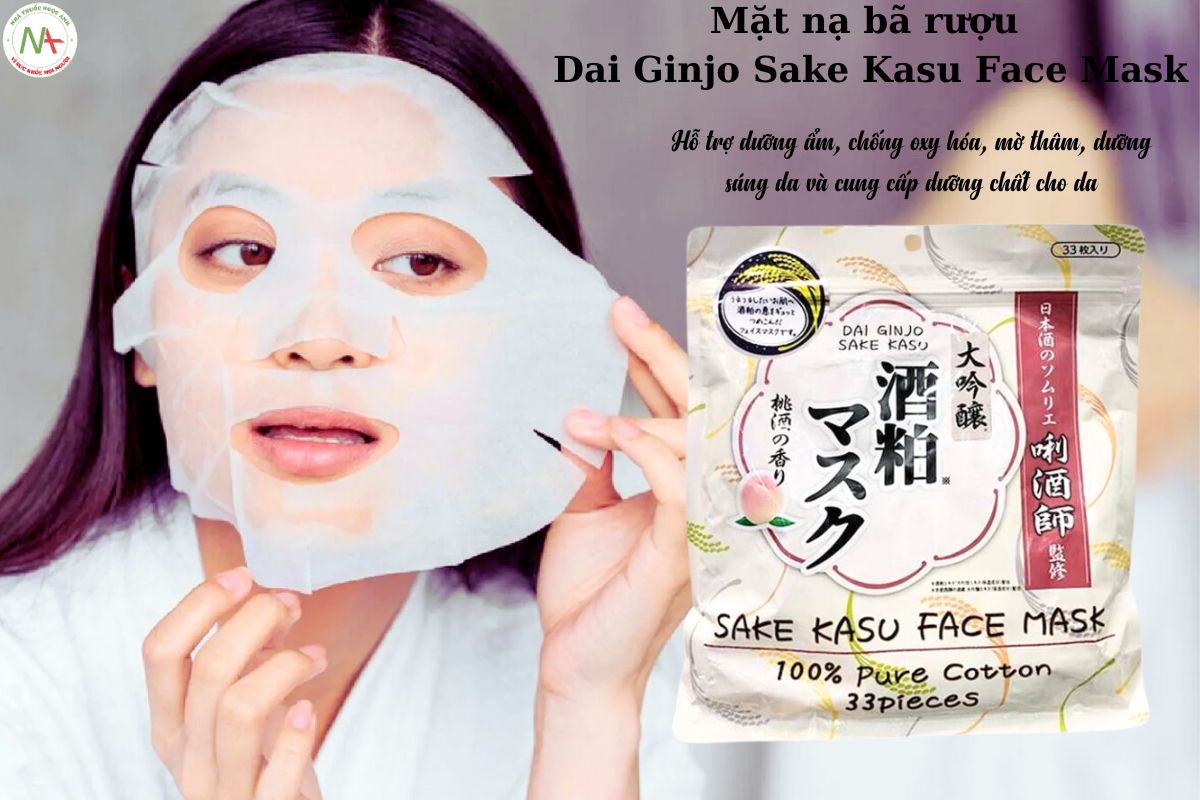 Tác dụng của mặt nạ Dai Ginjo Sake Kasu Face Mask