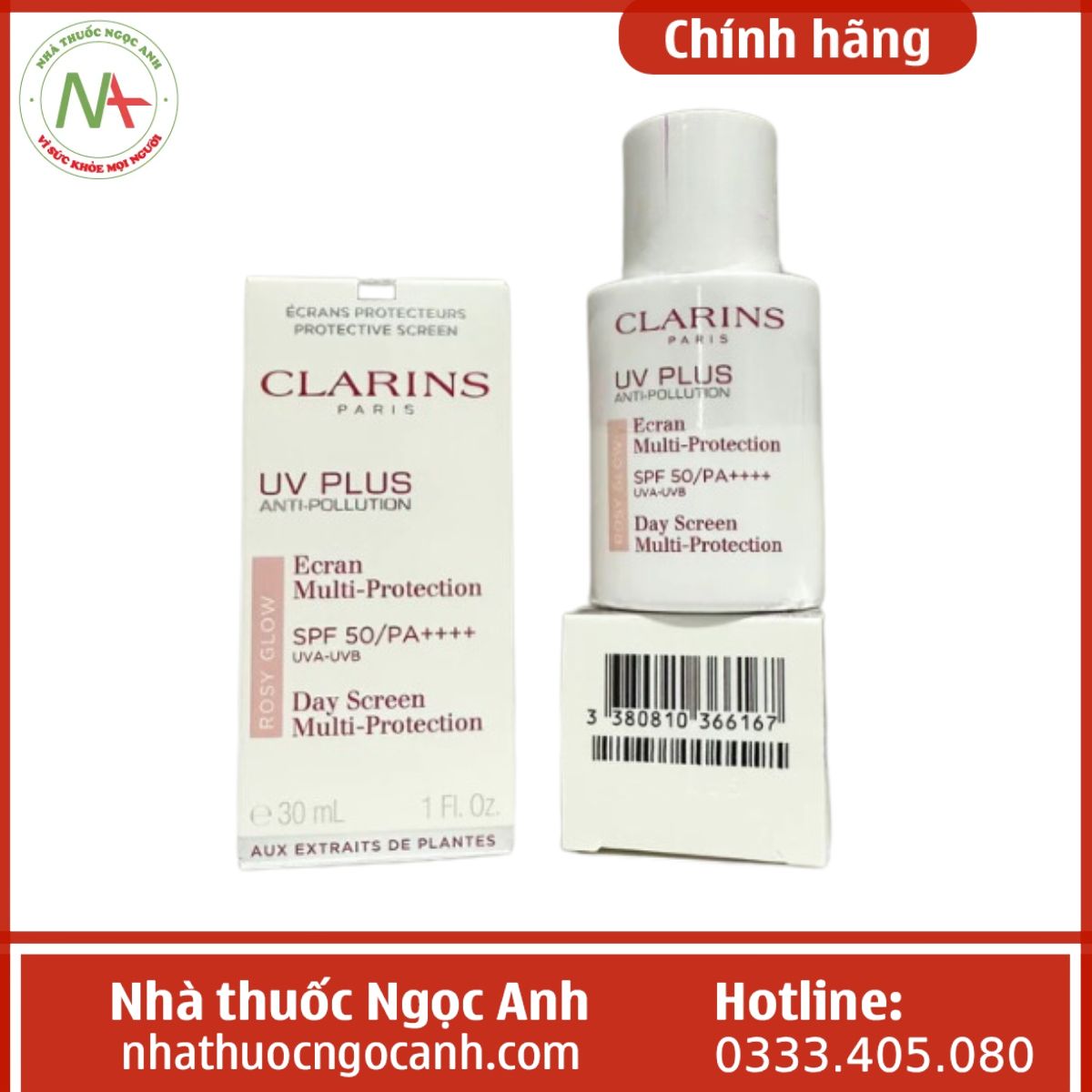 Kem chống nắng Clarins UV Plus Anti-Pollution