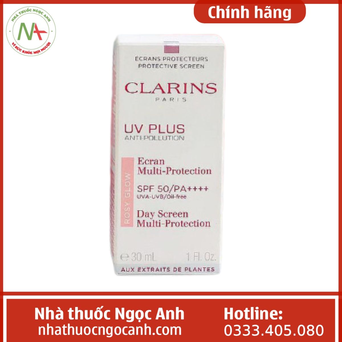 Kem chống nắng Clarins UV Plus Anti-Pollution