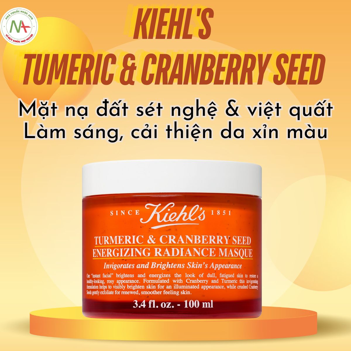 Kiehl's Tumeric & Cranberry Seed