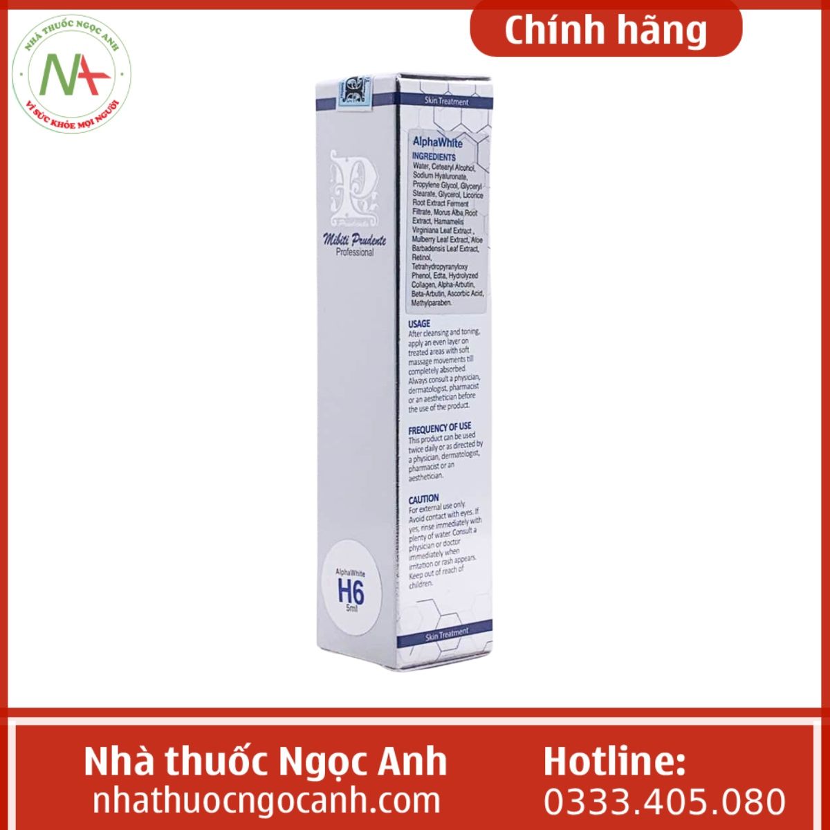 Kem trị thâm Alpha White H6