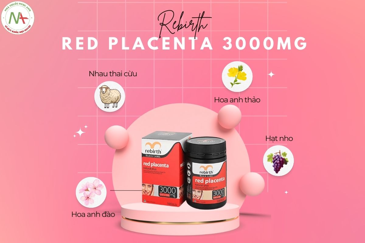 Rebirth Red Placenta 3000mg