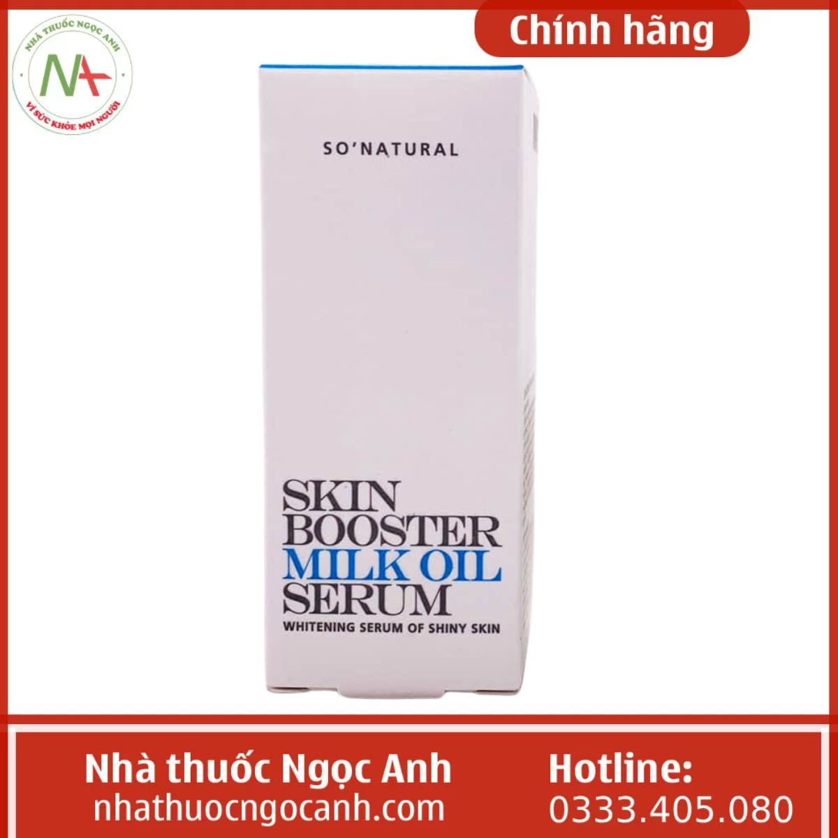 So'Natural Skin Booster Milk Oil Serum