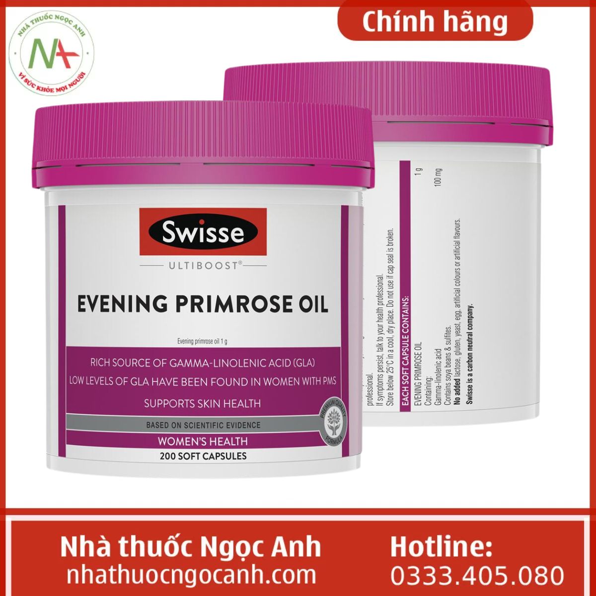 Swisse Ultiboost Evening Primrose Oil