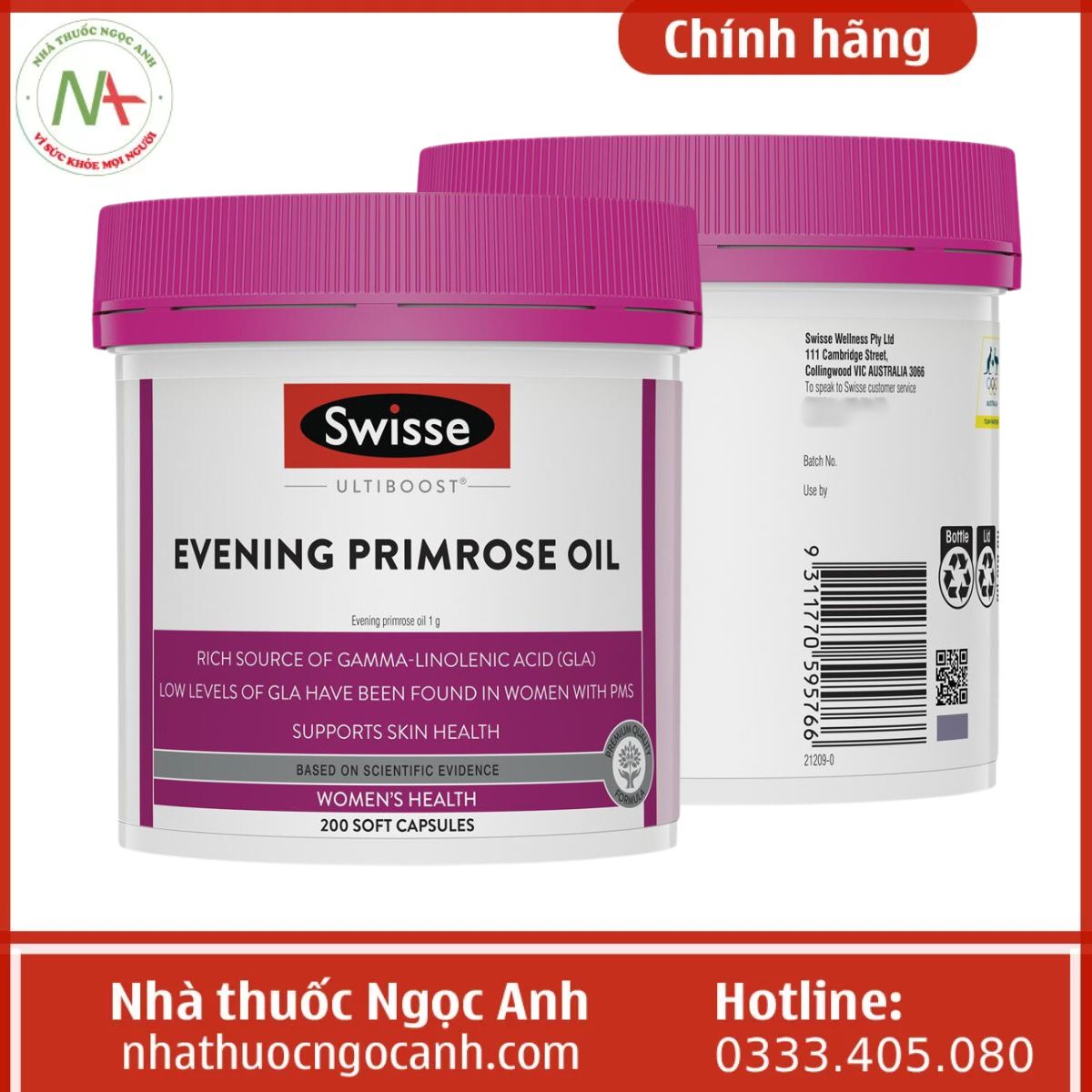 Swisse Ultiboost Evening Primrose Oil