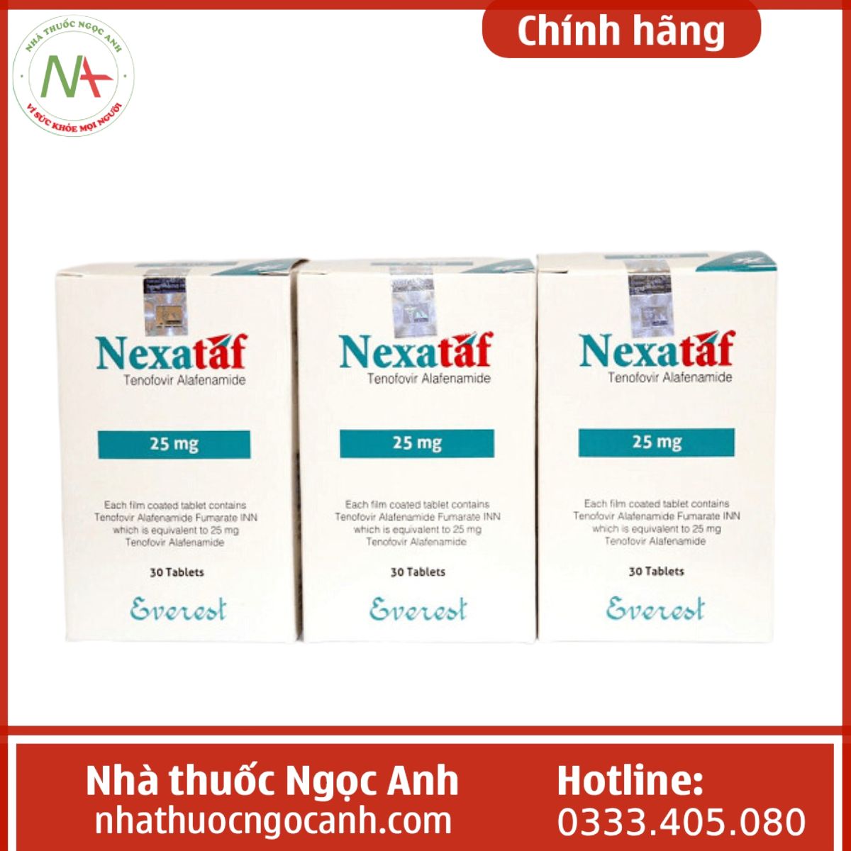 Thuốc Nexataf 25mg