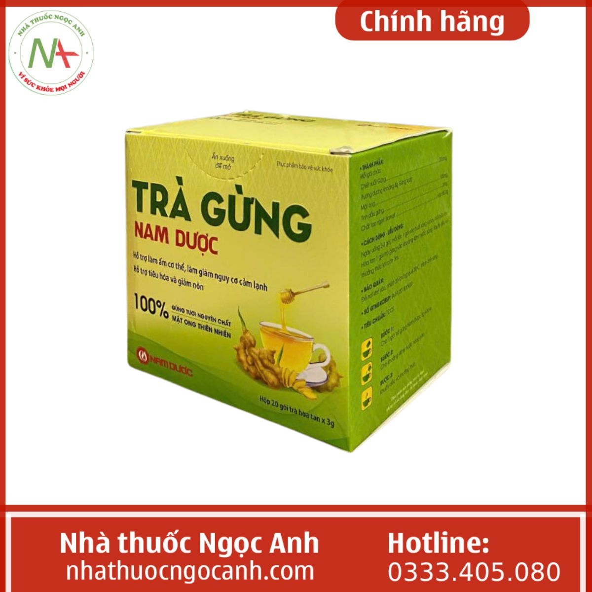 Trà gừng Nam Dược