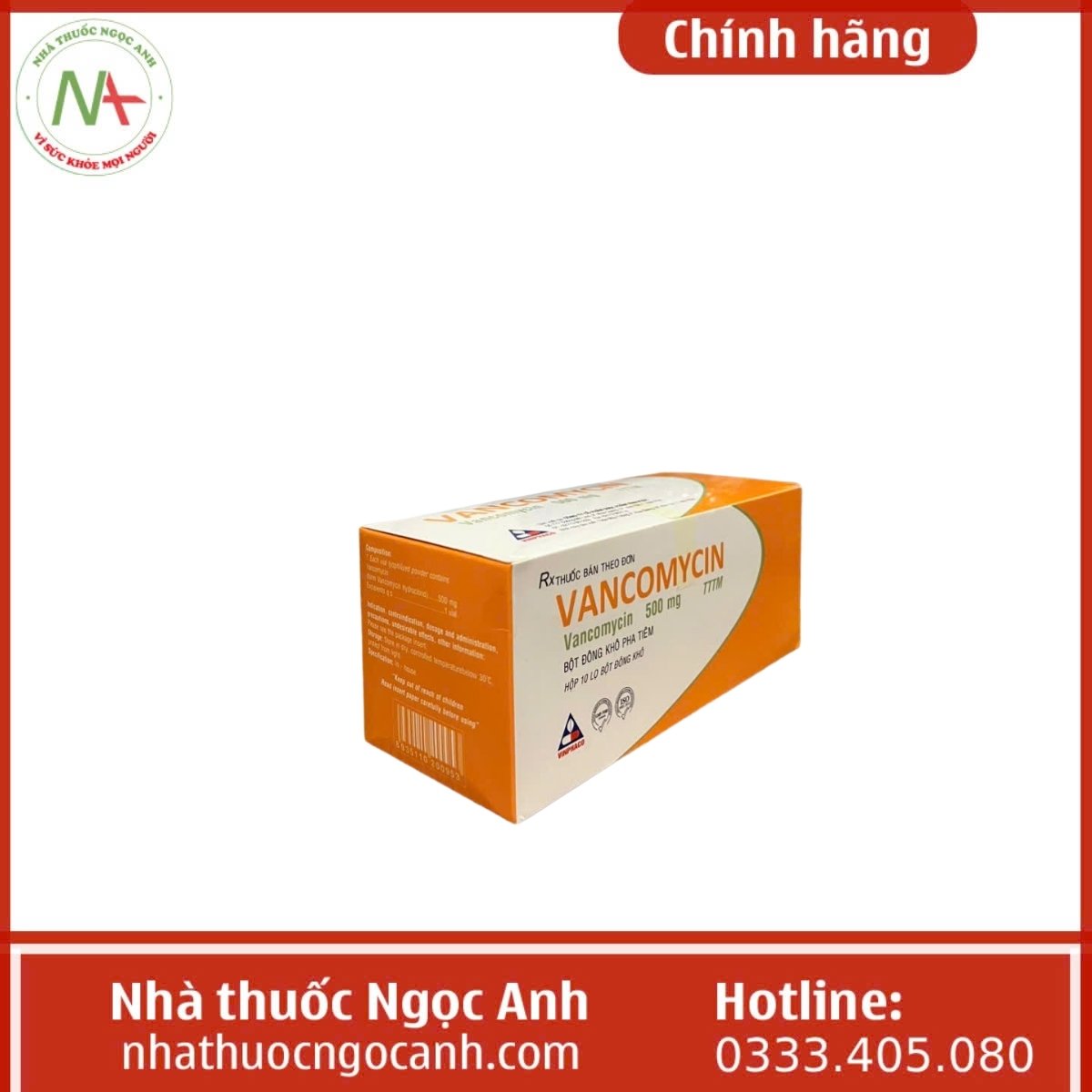 VANCOMYCIN 500mg Vinphaco