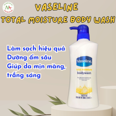 Vaseline Total Moisture Body Wash