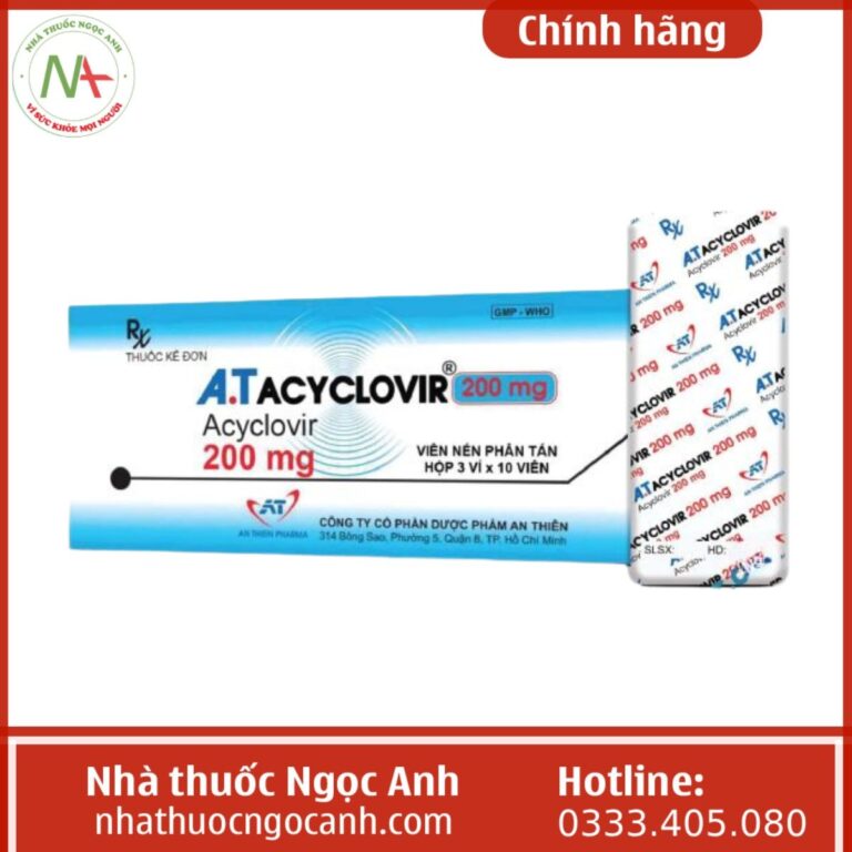 A.T Acyclovir 200 mg