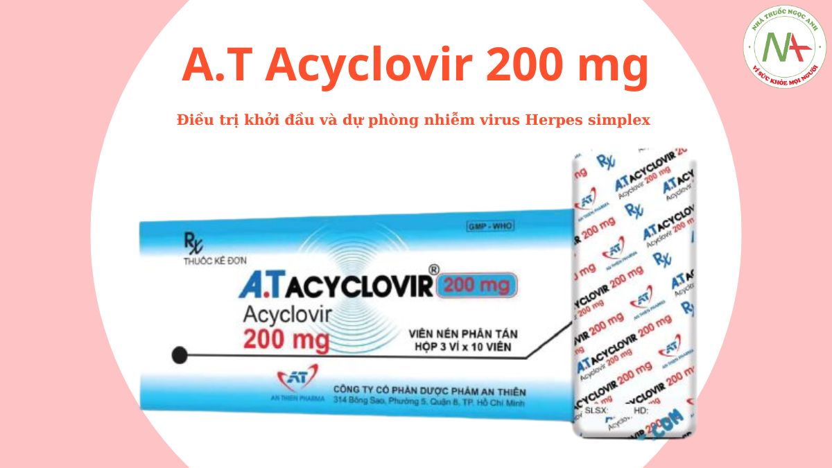 A.T Acyclovir 200 mg