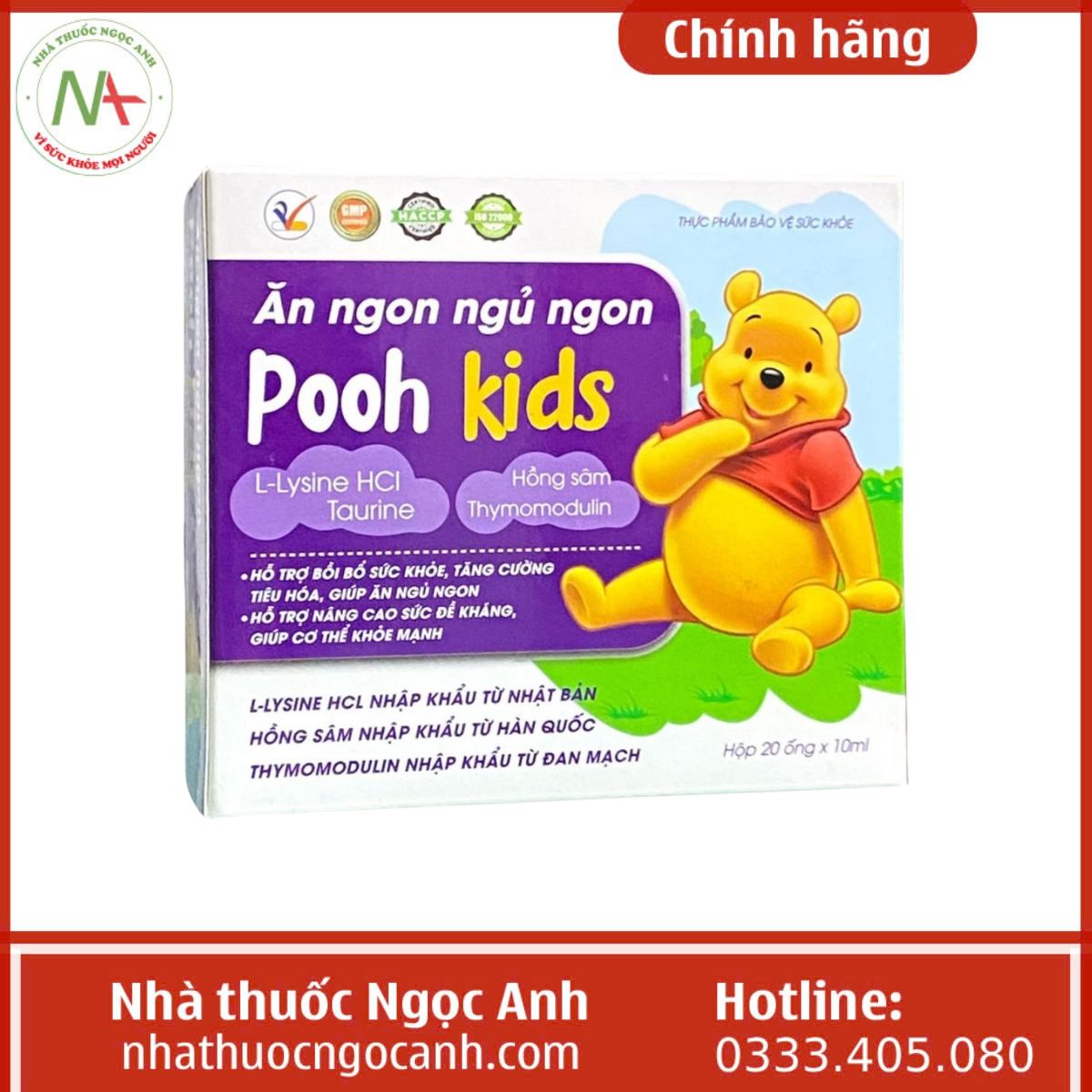 Ăn ngon ngủ ngon Pooh Kids