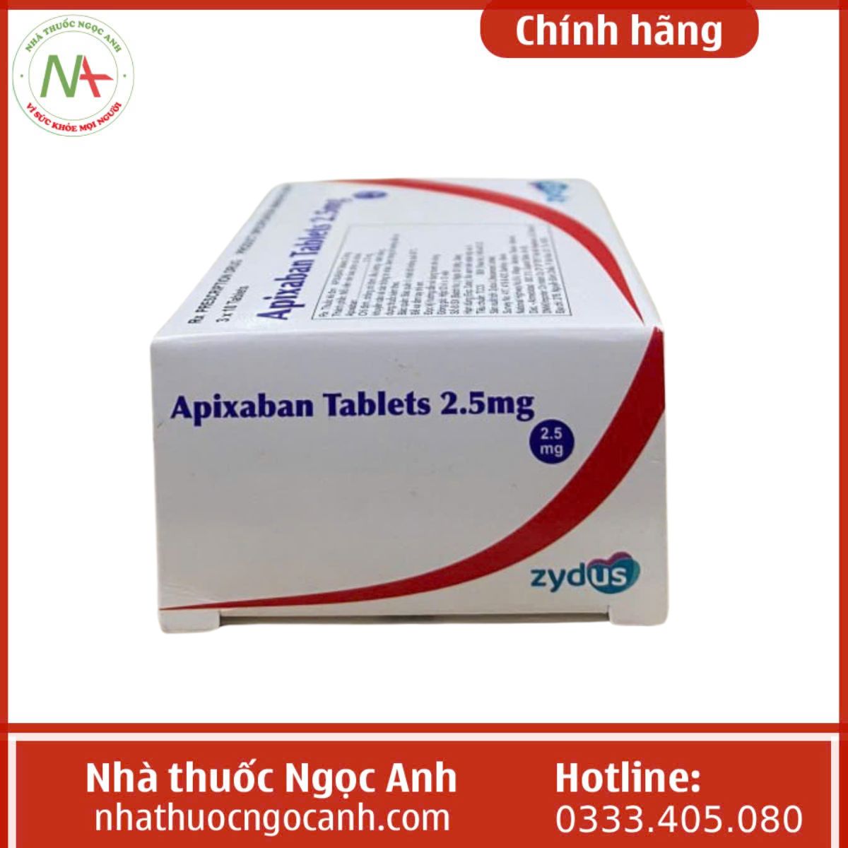 Apixaban Tablets 2.5mg Zydus