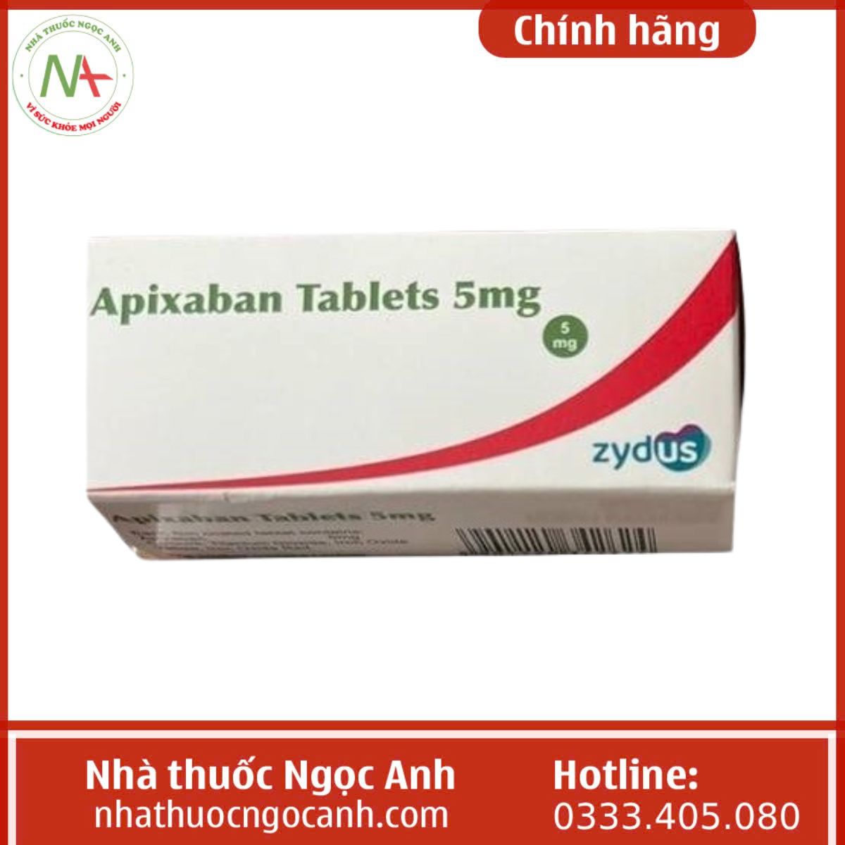 Apixaban Tablets 5mg Zydus