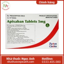 Apixaban Tablets 5mg Zydus