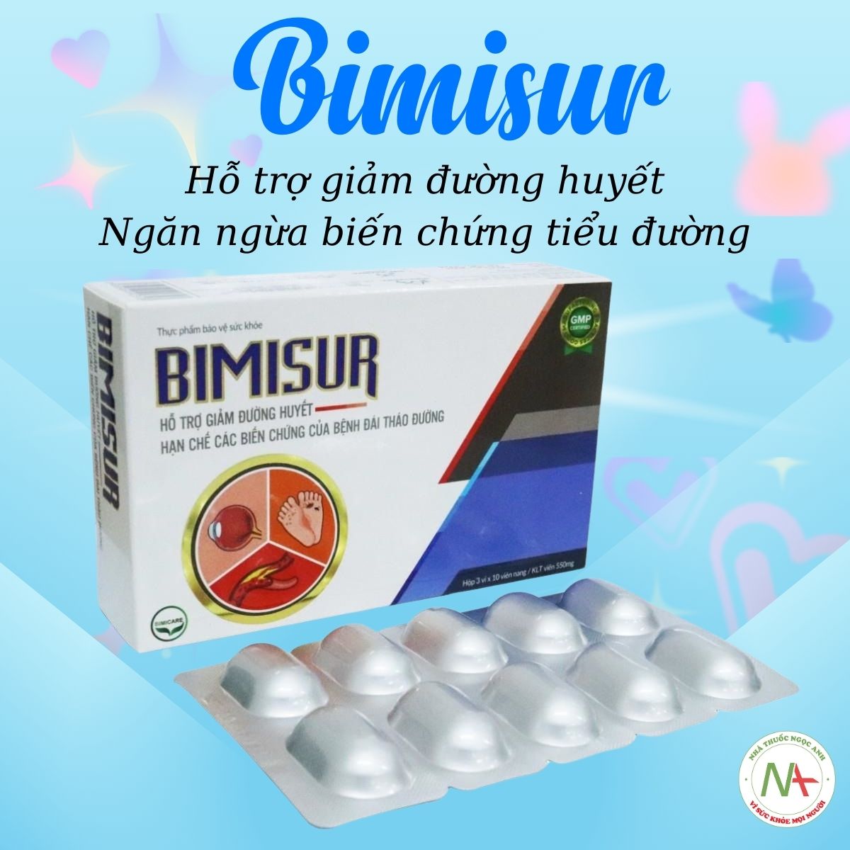 Bimisur có tác dụng gì?