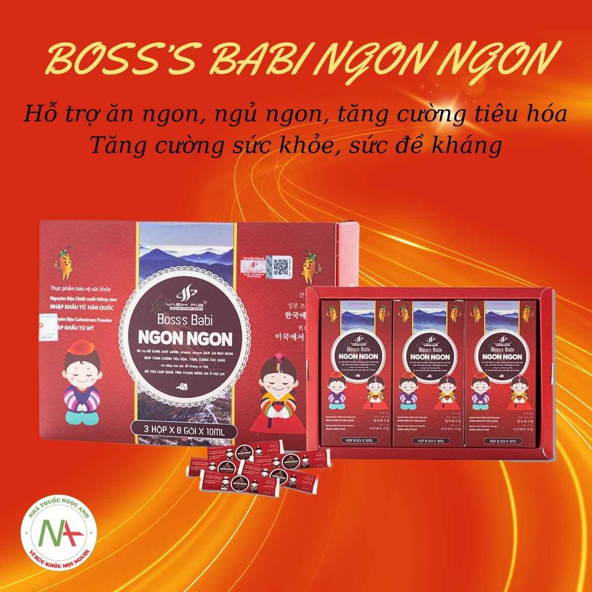 Boss’s babi ngon ngon có tác dụng gì?